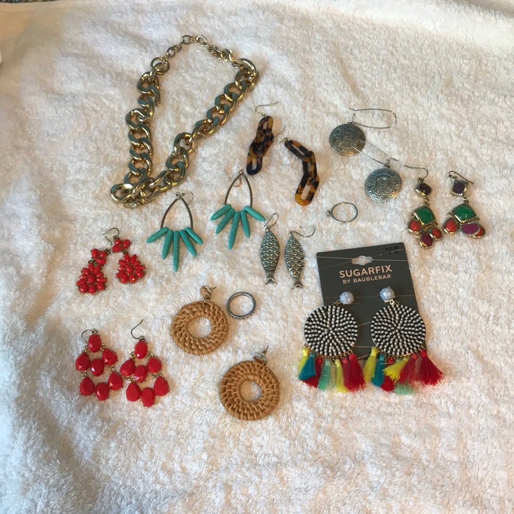 Bunch of earrings